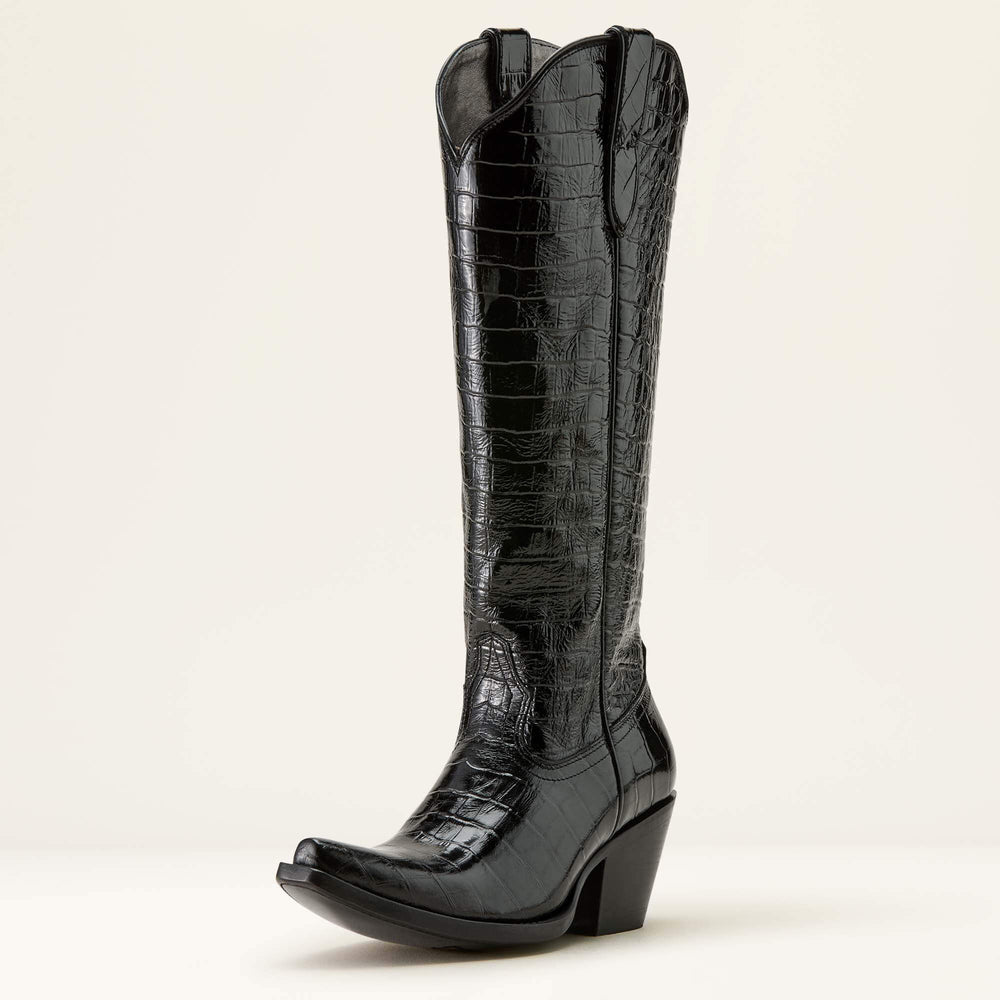Casanova X Toe Western Boot Women - LUXE CAVIAR CROC PRINT