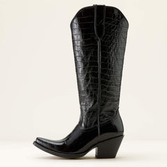 Casanova X Toe Western Boot Women - LUXE CAVIAR CROC PRINT