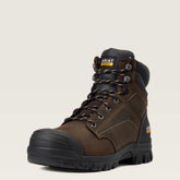 Treadfast 6" Waterproof Steel Toe Work Boot Women - DARK BROWN