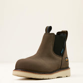 Rebar Wedge Chelsea Waterproof Composite Toe Work Boot Women - GREY