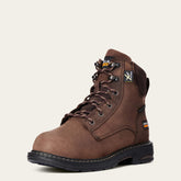 Casey 6" MetGuard Composite Toe Work Boot Women - OILY DISTRESSED BROWN
