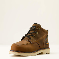 Rebar Lift Chukka MetGuard Composite Toe Work Boot Women - DISTRESSED BROWN