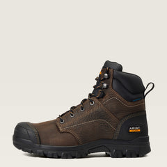 Treadfast 6" Waterproof Work Boot Women - DARK BROWN