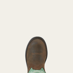 Tracey Waterproof Composite Toe Work Boot Women - OILY DISTRESSED BROWN
