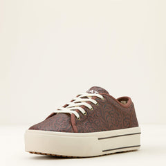 Skylar Shoe Women - BROWN FLORAL EMBOSS
