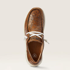 Hilo Women - BROWN FLORAL EMBOSS