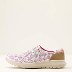 Hilo Shoe Women - PINK PIGGY PRINT/AGED TAN