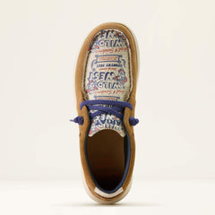 Hilo Sendero Shoe Women - BARN BROWN/WILD WEST COUNTRY FEST PRINT