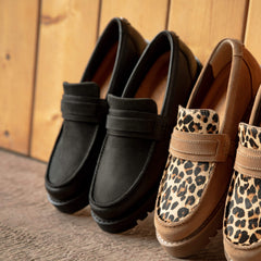 Stratford Lug Loafer Women - BLACK