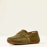 Selene Driving Moc Women - DARK OLIVE SUEDE