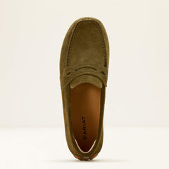 Selene Driving Moc Women - DARK OLIVE SUEDE