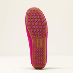 Selene Driving Moc Women - HOT PINK SUEDE