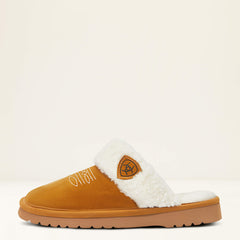 Jackie Square Toe Slipper Women - CHESTNUT