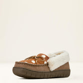 Moccasin Slipper Women - BROWN ANTELOPE
