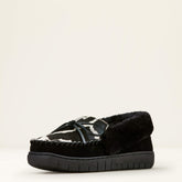 Moccasin Slipper Women - BLACK