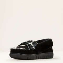 Moccasin Slipper Women - BLACK