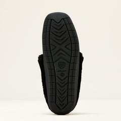 Moccasin Slipper Women - BLACK