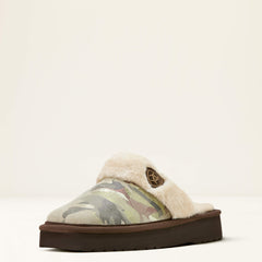 Jackie Square Toe Stack Slipper Women - GREEN