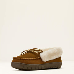 Moccasin Slipper Women - BROWN