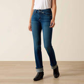 R.E.A.L. Perfect Rise Abby Straight Jean Women - MACKENZIE