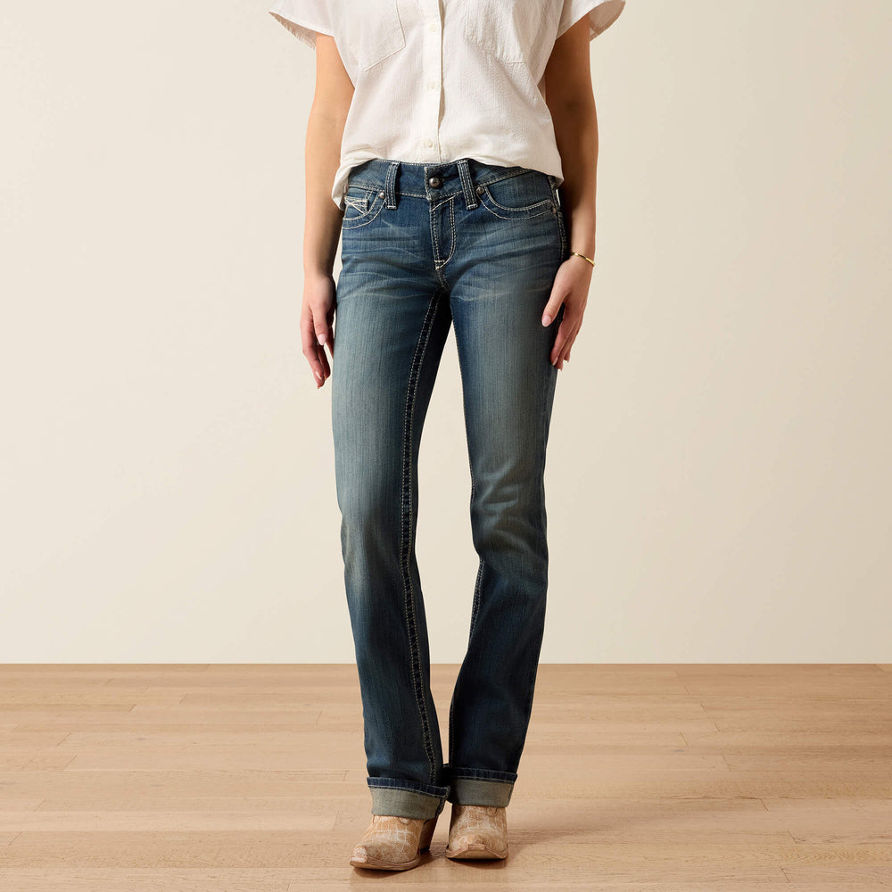 R.E.A.L. Straight Leg Jean Women - RAINSTORM