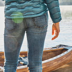 R.E.A.L. Straight Leg Jean Women - RAINSTORM