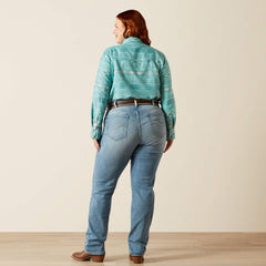 Mid Rise Alessia Straight Leg Jean Women - OKLAHOMA
