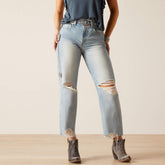 Ultra High Rise Tomboy Straight Jean Women - MYKONOS