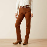 Ultra High Rise Relaxed Straight Leg Jean Women - PECAN BROWN