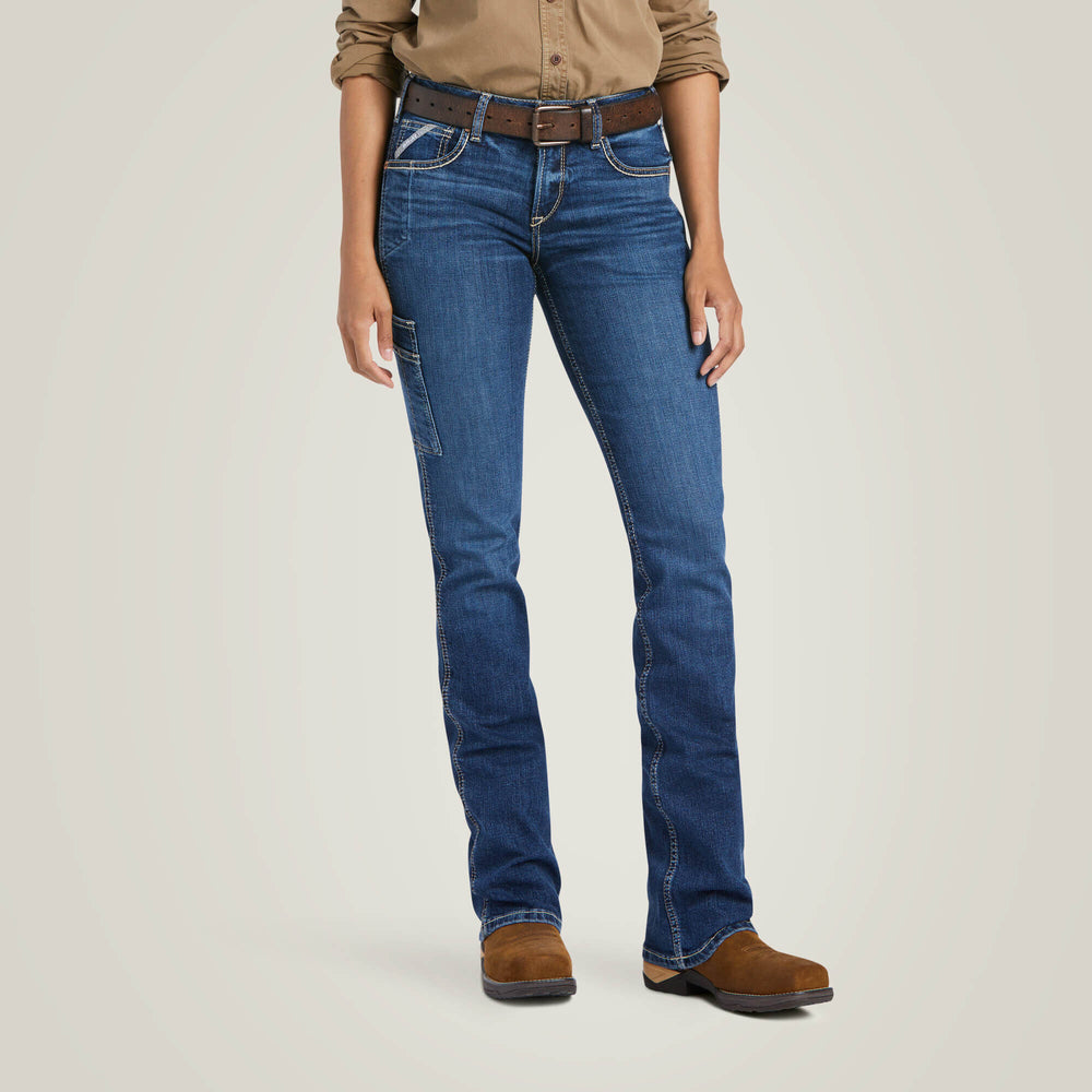 Rebar Work Flex Perfect Rise Riveter Boot Cut Jean Women - PILAR