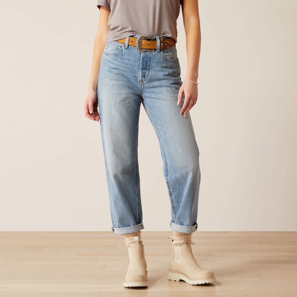 Ultra High Rise Tomboy Straight Leg Jeans Women - CONCORD
