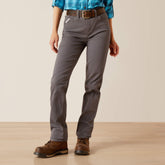Rebar Perfect Rise Made Tough Straight Pant Women - REBAR GREY