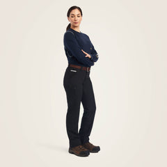 Rebar DuraStretch DriTEK Softshell Straight Pant Women - BLACK