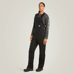 Rebar DuraCanvas Stretch Insulated Bib Women - BLACK
