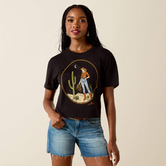 Ariat Night Sky Cowgirl T-Shirt Women - BLACK