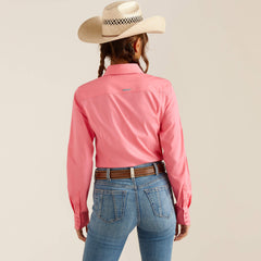 Team Kirby Stretch Shirt Women - CAMELLIA ROSE