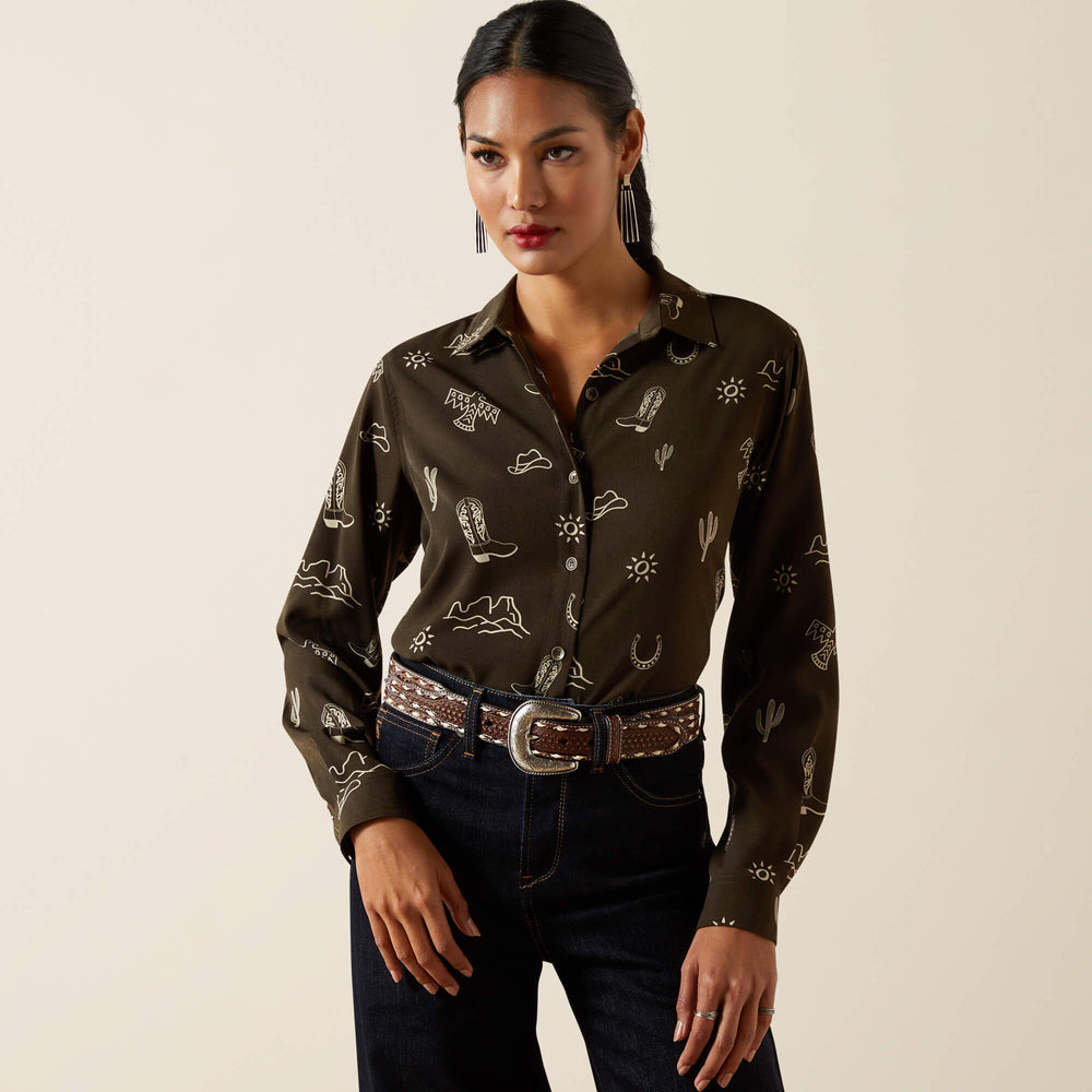 Homestyle Shirt Women - LAYLA PRINT