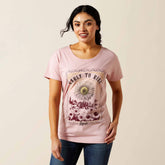 Ariat Early to Rise T-Shirt Women - DUSTY PINK