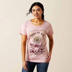 Ariat Early to Rise T-Shirt Women - DUSTY PINK