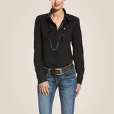Kirby Stretch Shirt Women - BLACK