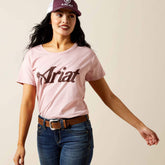 Ariat Spur Script T-Shirt Women - DUSTY PINK