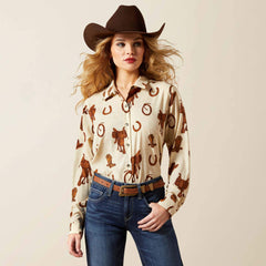 Homestyle Shirt Women - RODEO SPUR PRINT