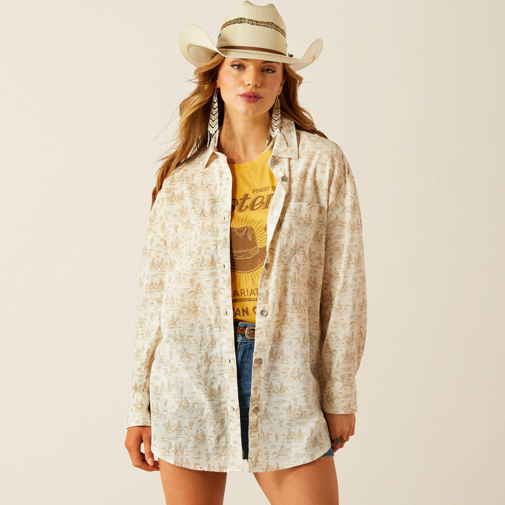 Poppy Summer Overshirt Shirt Women - COMIC TOILE