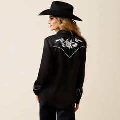 Viva Rodeo Shirt Women - BLACK