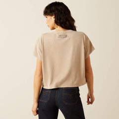 Sendero x Ariat Wild West Country Fest T-Shirt Women - SAVANNAH TAN MINERAL WASH