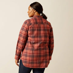 Rebar DuraStretch Flannel Tunic Women - ARAGON