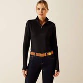Lucent 1/4 Zip Baselayer Women - BLACK