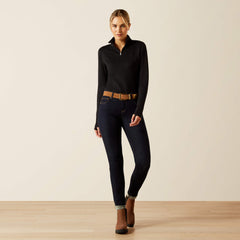 Lucent 1/4 Zip Baselayer Women - BLACK