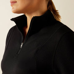 Lucent 1/4 Zip Baselayer Women - BLACK