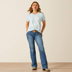 Ariat Another Day T-Shirt Women - VINTAGE LAGOON